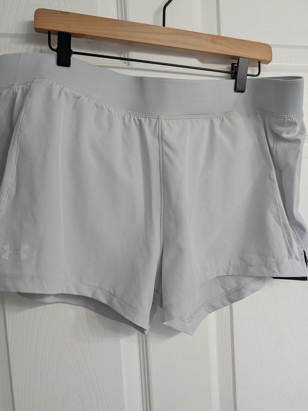 Under Armour Light Gray Women's Athletic Shorts